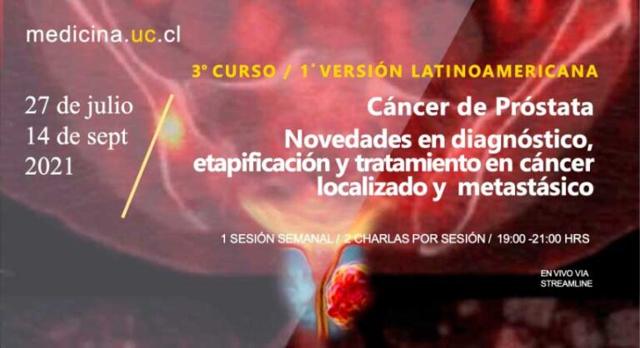 Co-director del primer curso Latino Americano de Cáncer de Próstata