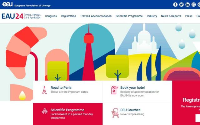 Congreso Europeo de Urología en Paris