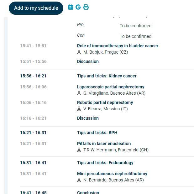 Congreso Europeo de Urología en Paris (3/3)