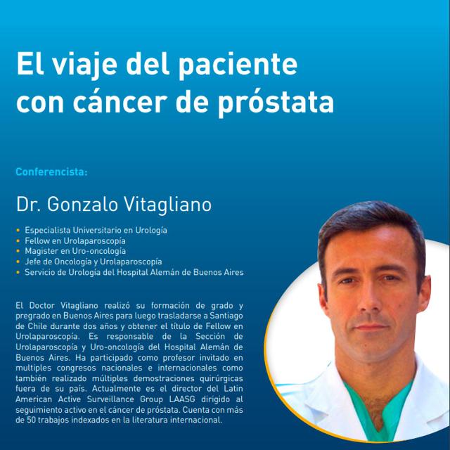 Conferencia para Lima, Perú «El viaje del paciente con cáncer de próstata»