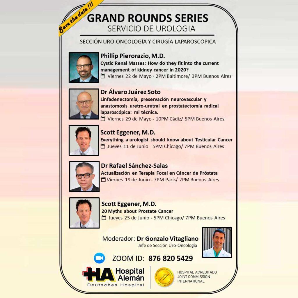 GRAND ROUND SERIES del servicio de Uro Oncología del Hospital Alemán