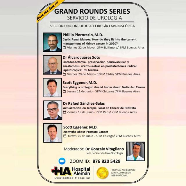 GRAND ROUND SERIES del servicio de Uro Oncología del Hospital Alemán