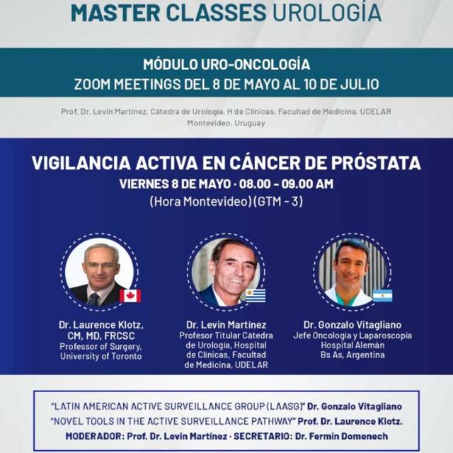 MASTER CLASSES DE UROLOGÍA – Uruguay