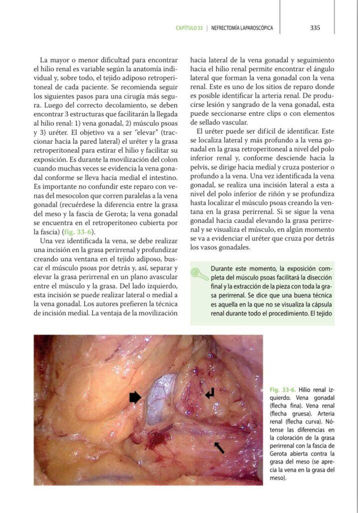 Capítulo de nefrectomia laparoscópica em prestigiado manual de Cirurgia (3/5)