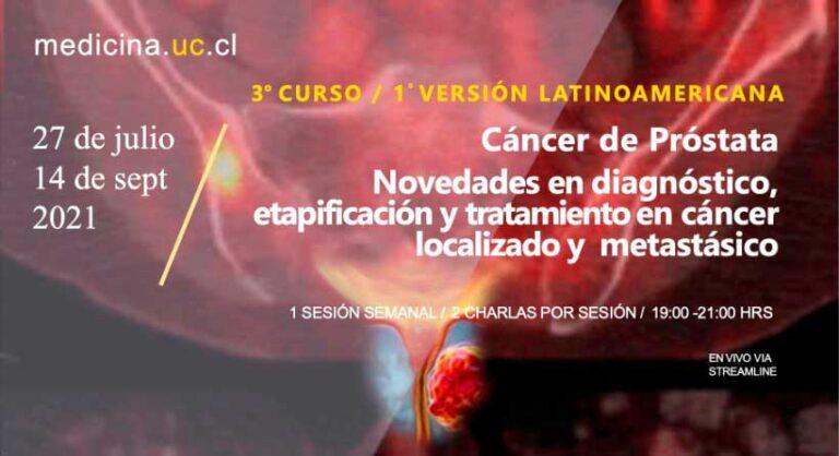Codiretor do primeiro Curso Latino-Americano de Câncer de Próstata