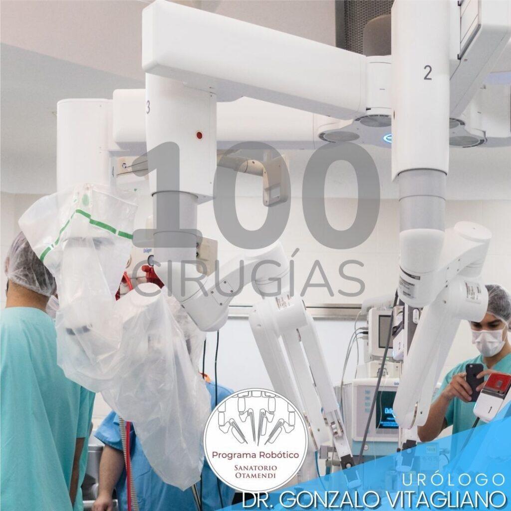 El programa robótico del Sanatorio Otamendi completó100 Cirugías.