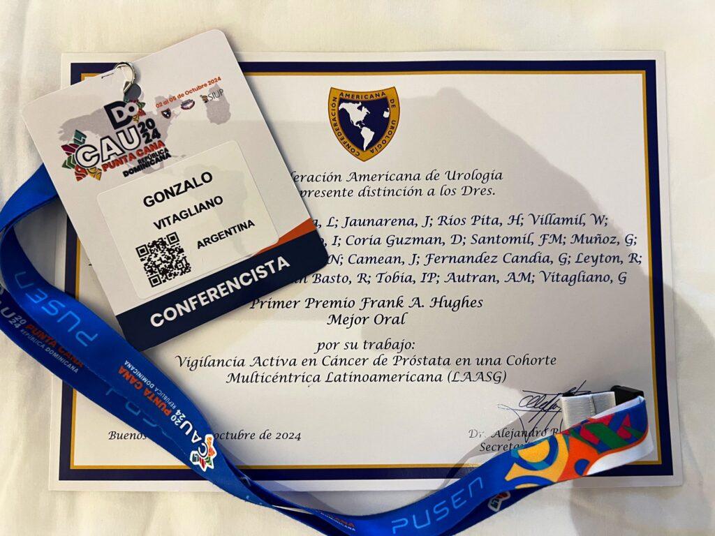 Primeiro prêmio da Confederação Americana de Urologia (2/3)