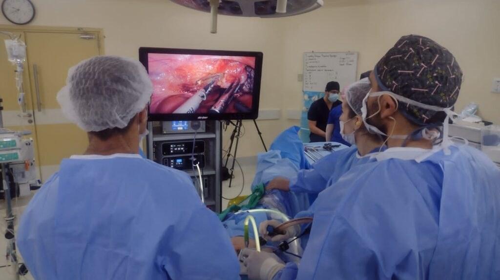 Prostatectomia radical · passo cirúrgico chave · vista intraoperatória · UMIBA